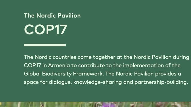 COP17 Nordic Pavilion — official website crop